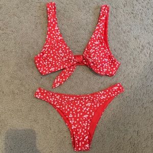 Cute floral bikini